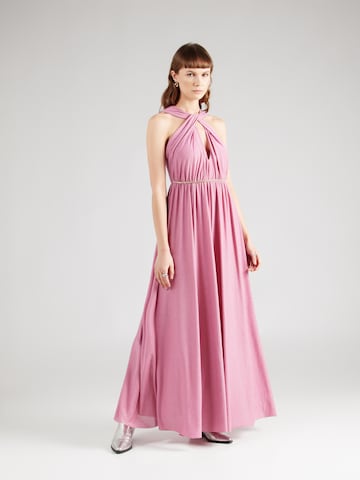 Liu Jo Βραδινό φόρεμα σε ροζ: μπροστά