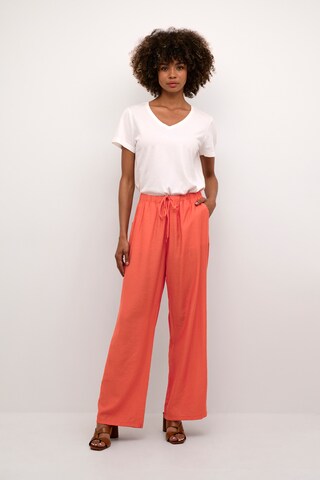 Cream Loosefit Broek 'Lori' in Rood