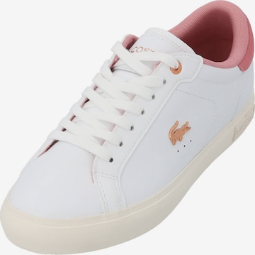 LACOSTE Sneaker low i hvid: forside