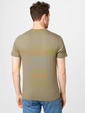 LEVI'S ® Shirt 'Housemark V Neck Tee' in Grün