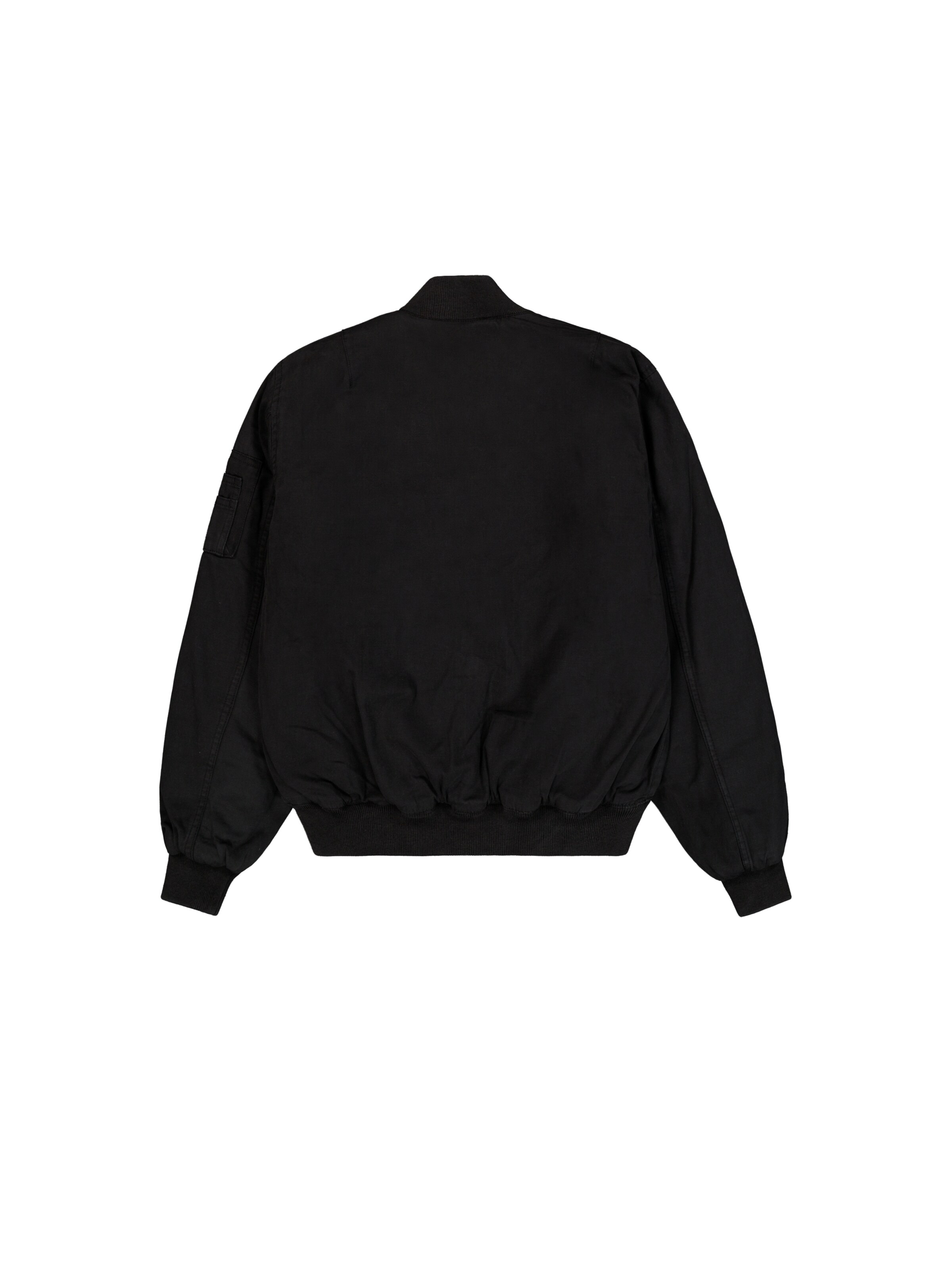 ALPHA INDUSTRIES Jacke 'MA-1 Mod' in Schwarz: Rückseite