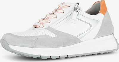 GABOR Sneakers in Grey / Orange / Silver / White, Item view