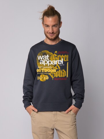 Felpa di Watapparel in grigio: frontale