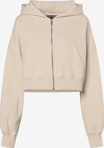 Pegador Zip-Up Hoodie 'Marla' in Beige: front