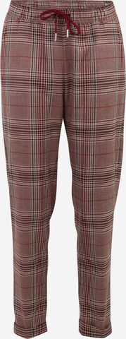 MORE & MORE Tapered Broek in Rood: voorkant