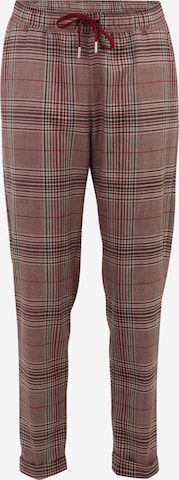 MORE & MORE Tapered Broek in Rood: voorkant