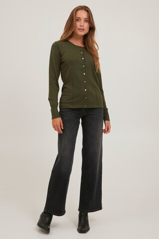 PULZ Jeans Knit Cardigan 'SARA ' in Green