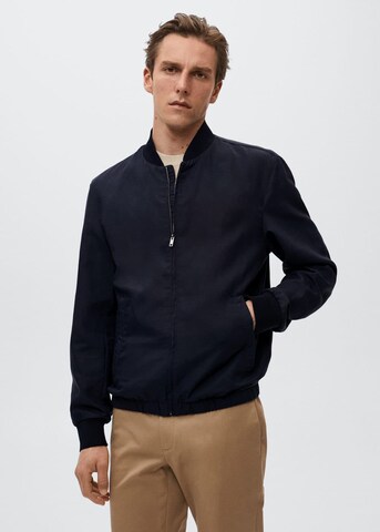 MANGO MAN Jacke  'Mario' in Blau: Vorderseite