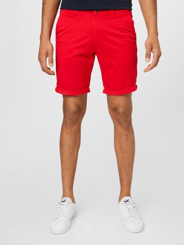 JACK & JONES Chino Pants 'BOWIE' in Red: front