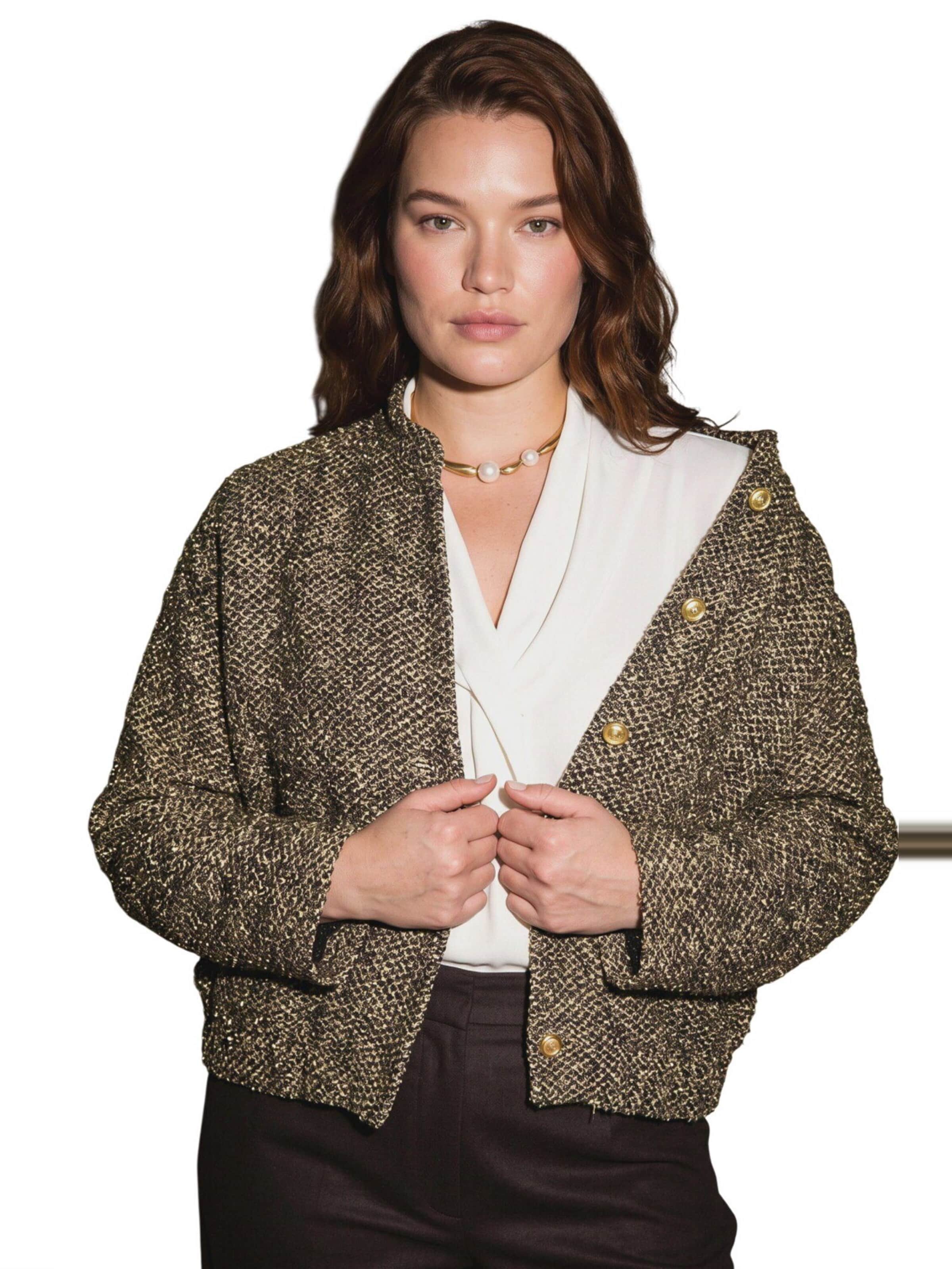 Shape Of You Between-season jacket in Black