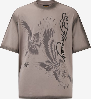 pilka Ed Hardy Marškinėliai 'Eagles In Attack': priekis