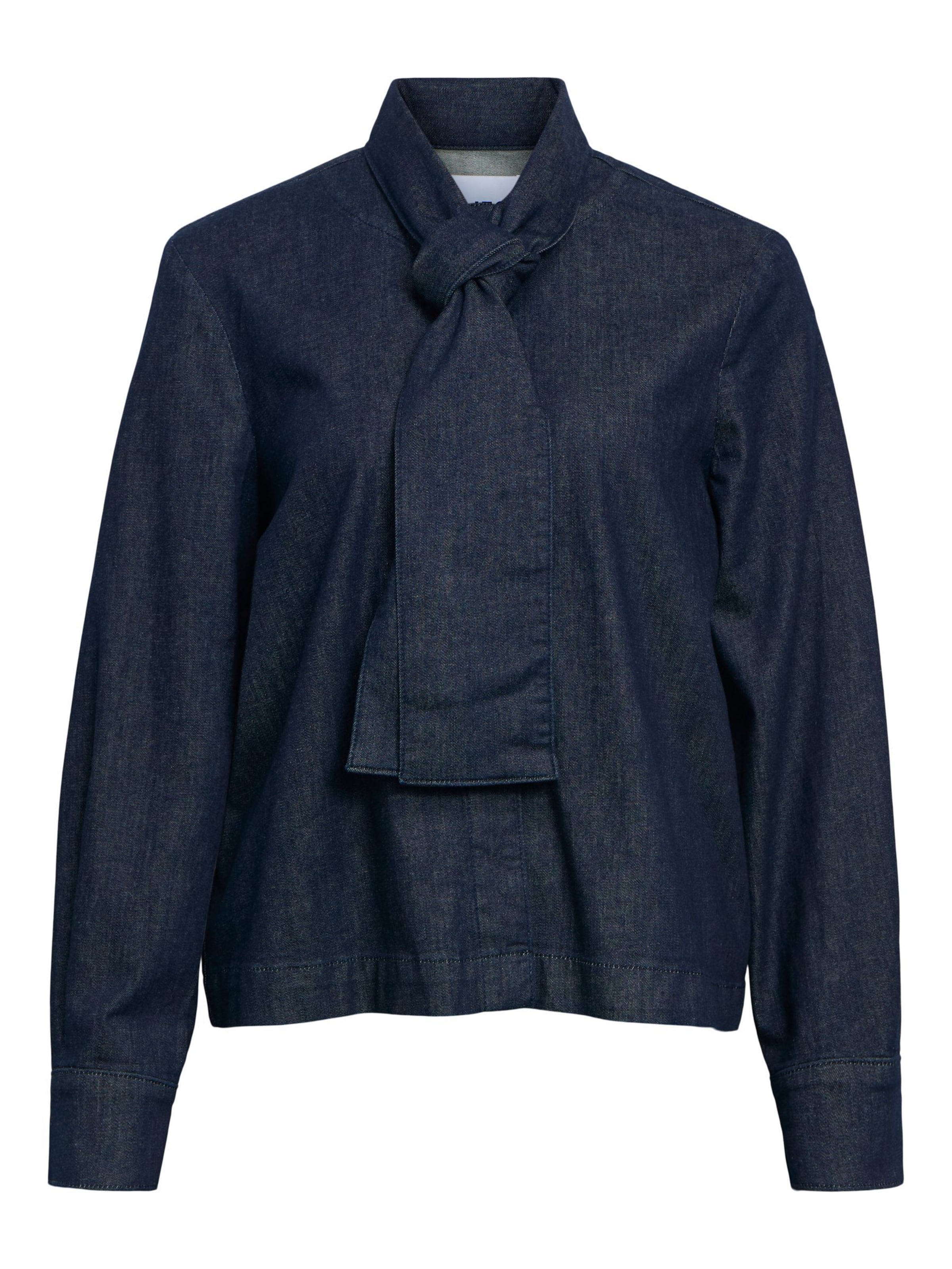 Camicia da donna 'OBJLitka' di OBJECT in blu: frontale