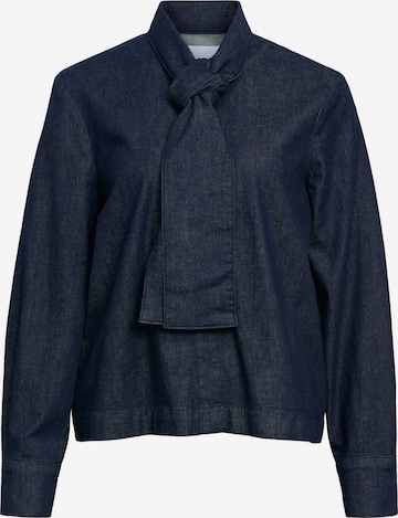 Camicia da donna 'OBJLitka' di OBJECT in blu: frontale