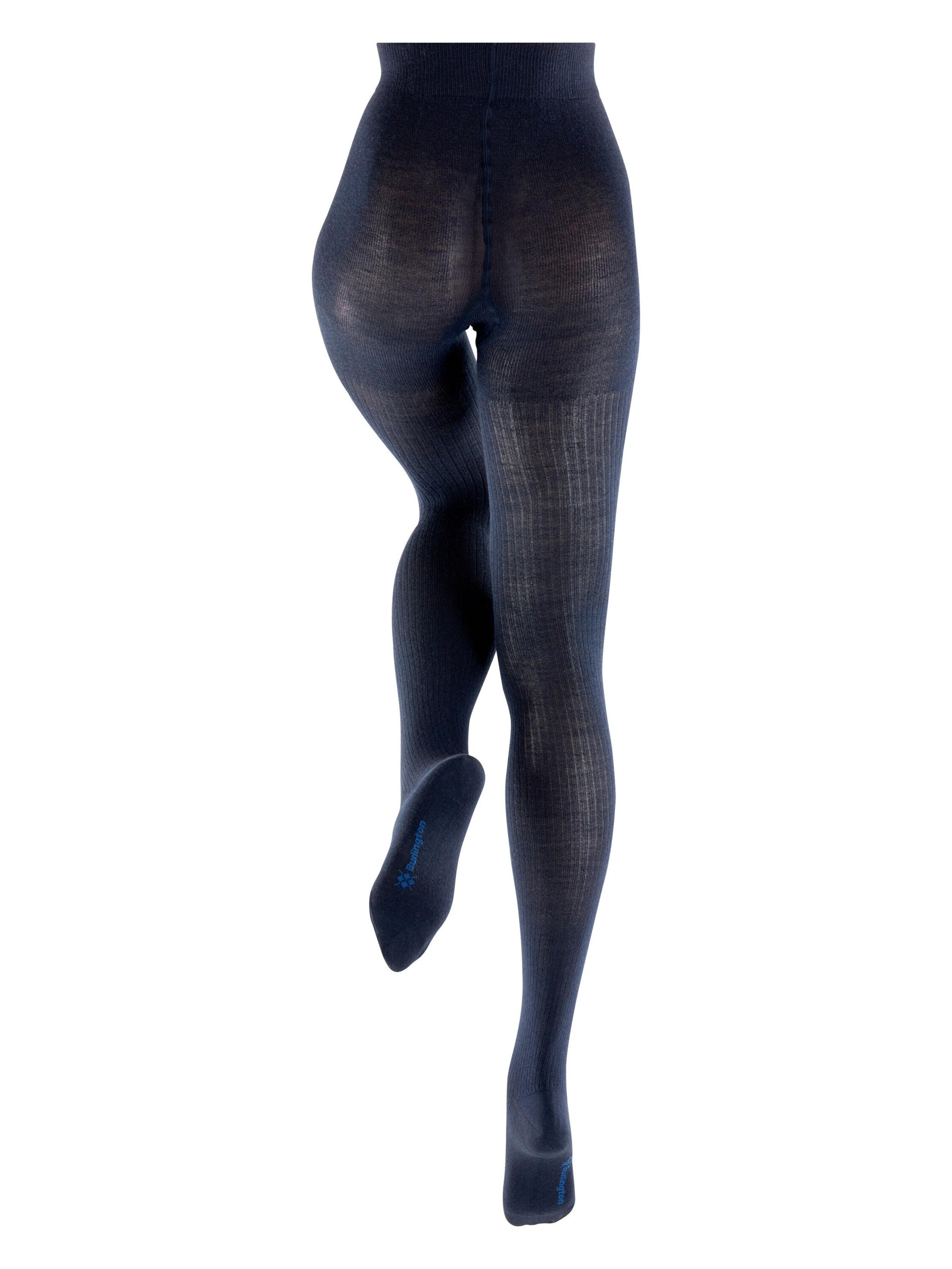 BURLINGTON Strumpfhose 'Rib Couture'‌‌‌‌ in Blau: Vorderseite