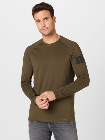 Casall Performance Shirt in Green: front