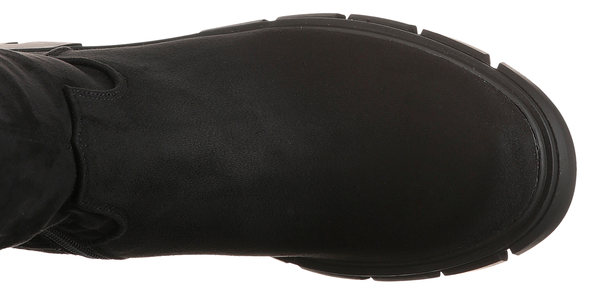 Aniston Over the Knee Boots in Black