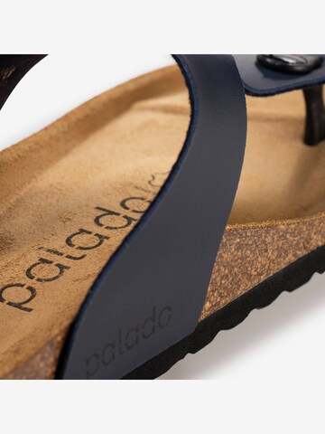 Palado T-Bar Sandals 'Kos' in Blue