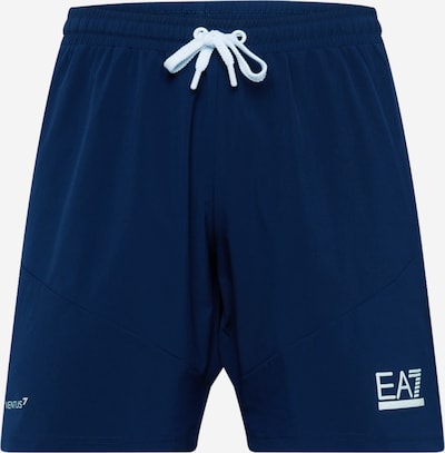 EA7 Emporio Armani Sportbroek in de kleur Navy / Wit, Productweergave