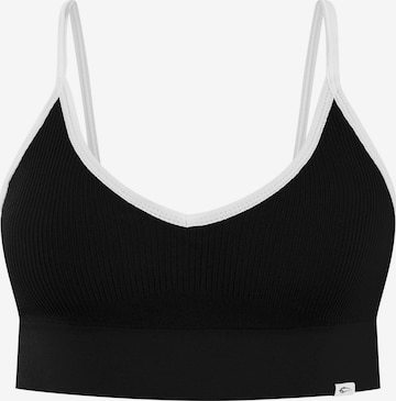 Haut de sport Smilodox en noir : devant