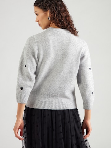 VILA - Jersey 'VIHEART' en gris