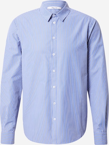 ABOUT YOU Regular fit Button Up Shirt 'Maxim' in Blue: front