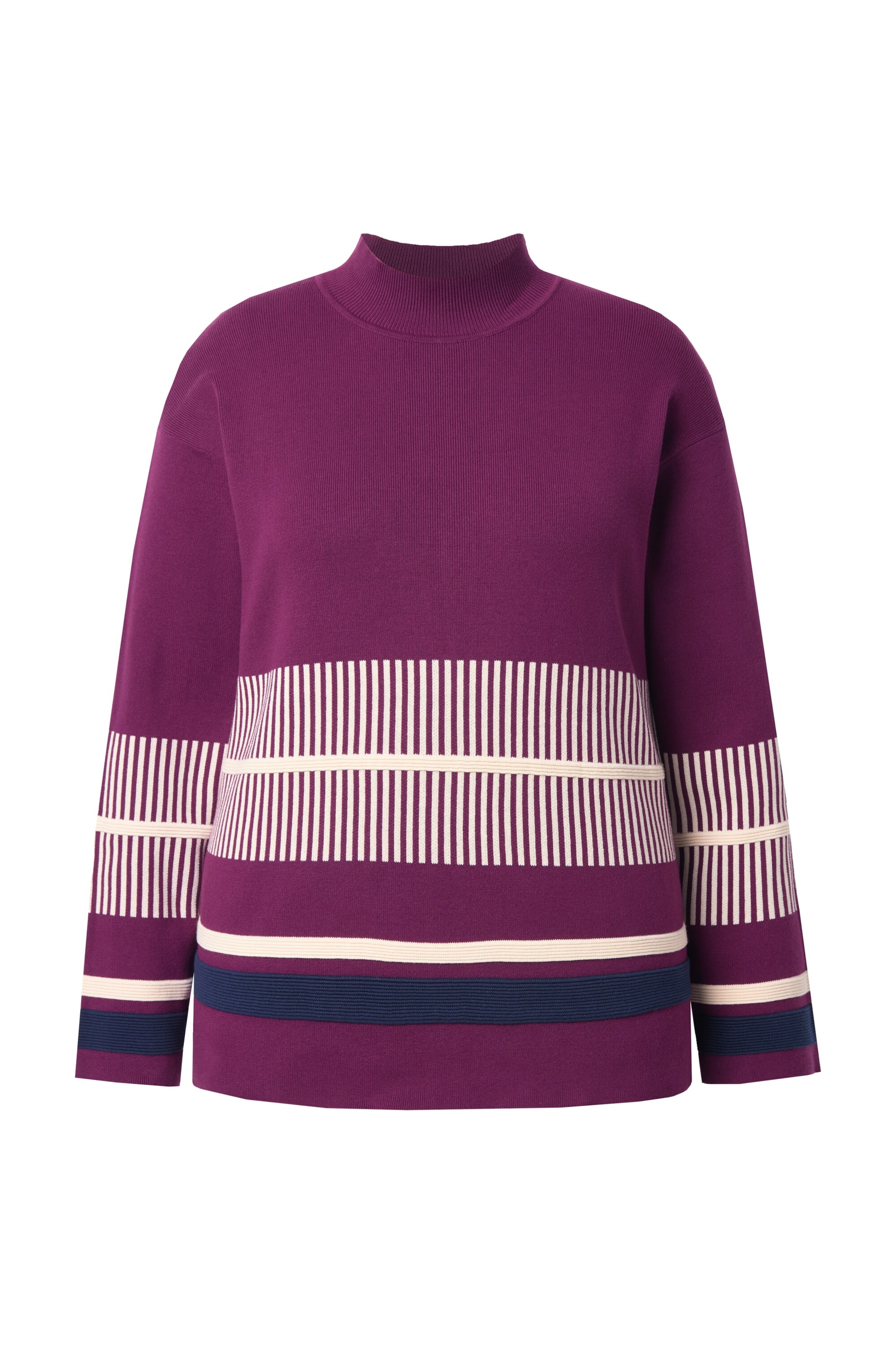 Ulla Popken Pullover in Lila: Vorderseite