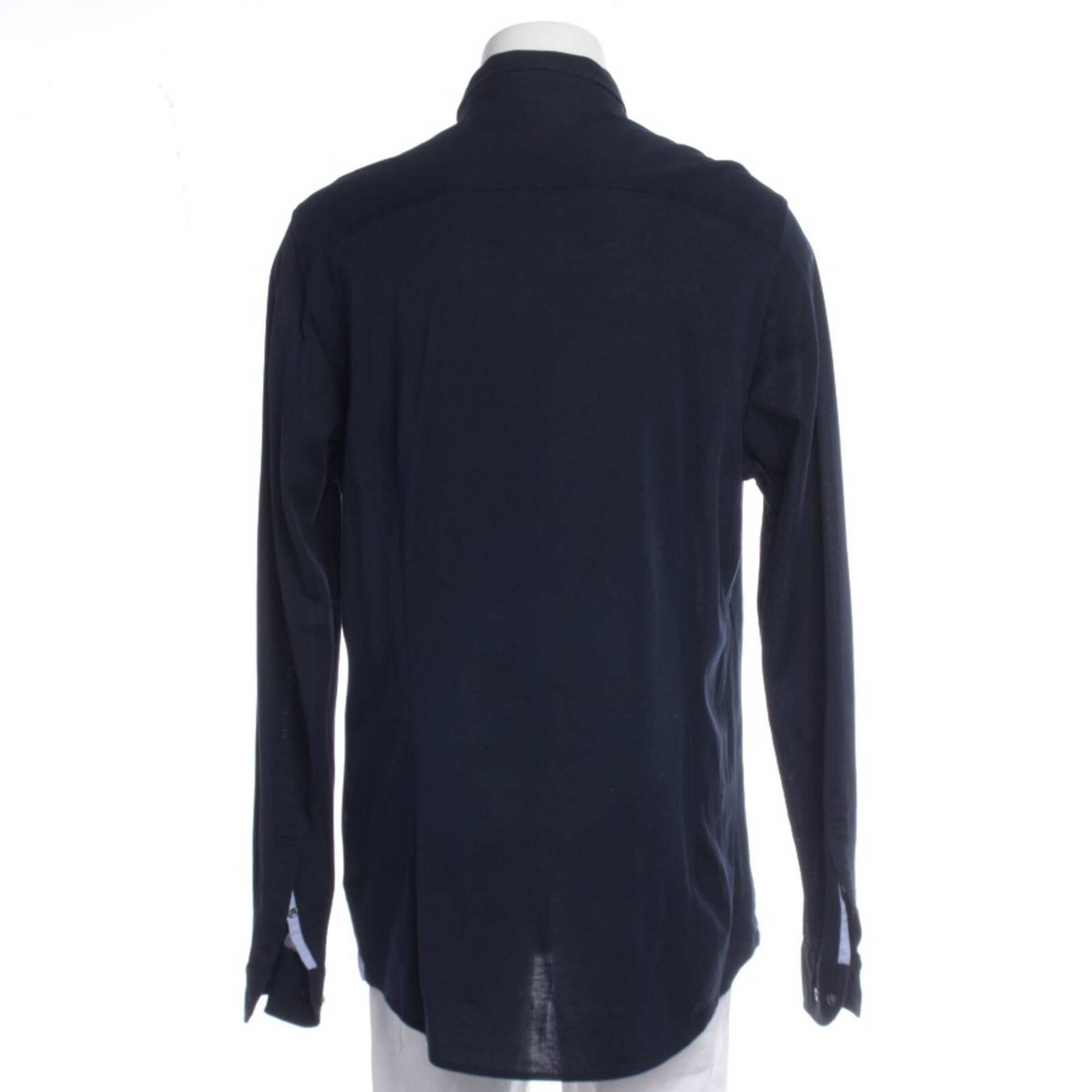 TOMMY HILFIGER Freizeithemd / Shirt / Polohemd langarm XXL in Blau