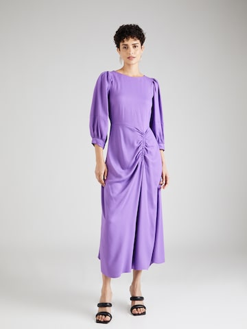 Closet London Dress in Purple: front