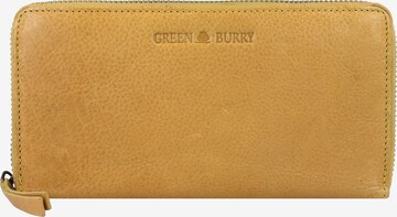GREENBURRY Wallet in Yellow: front