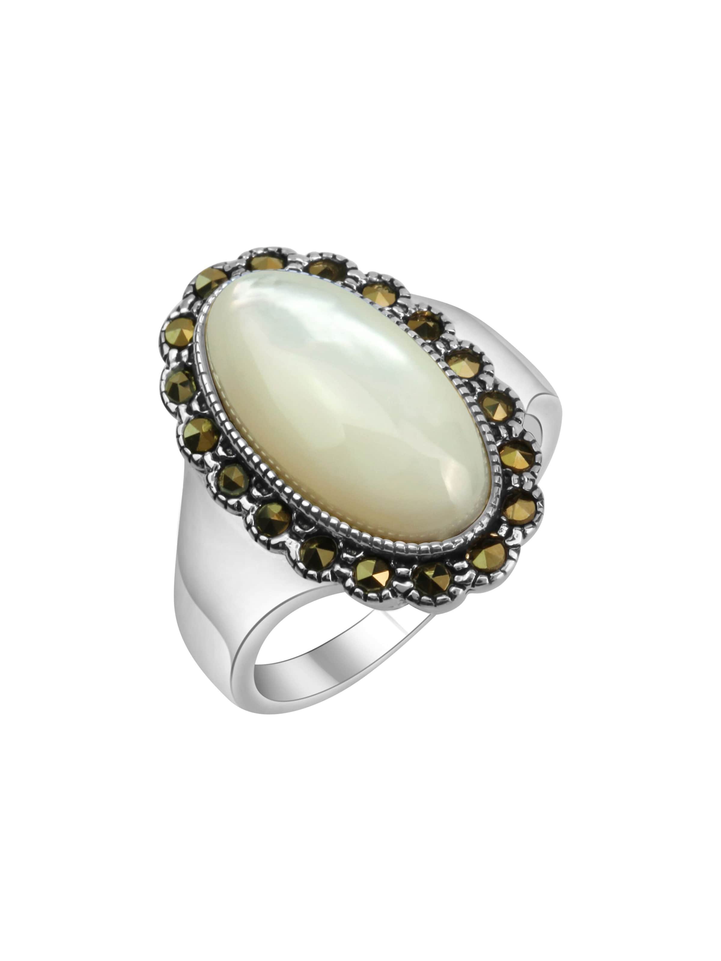 Bague Zeeme en argent : devant