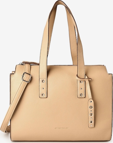 TOM TAILOR Shopper 'Elaria' in Bruin: voorkant