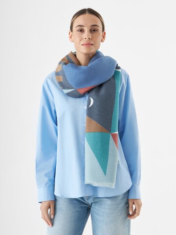 Écharpe CODELLO en bleu : devant