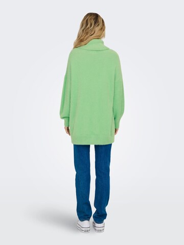 ONLY Trui 'Piumo' in Groen