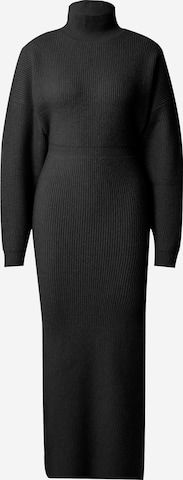 Abito in maglia di millane in nero: frontale