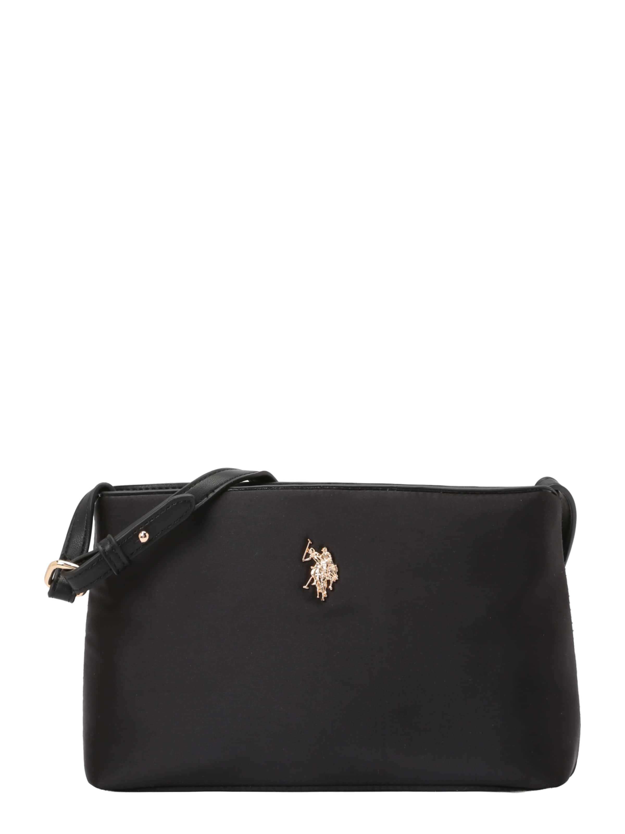 U.S. POLO ASSN. Skuldertaske 'Ceremony' i sort: forside