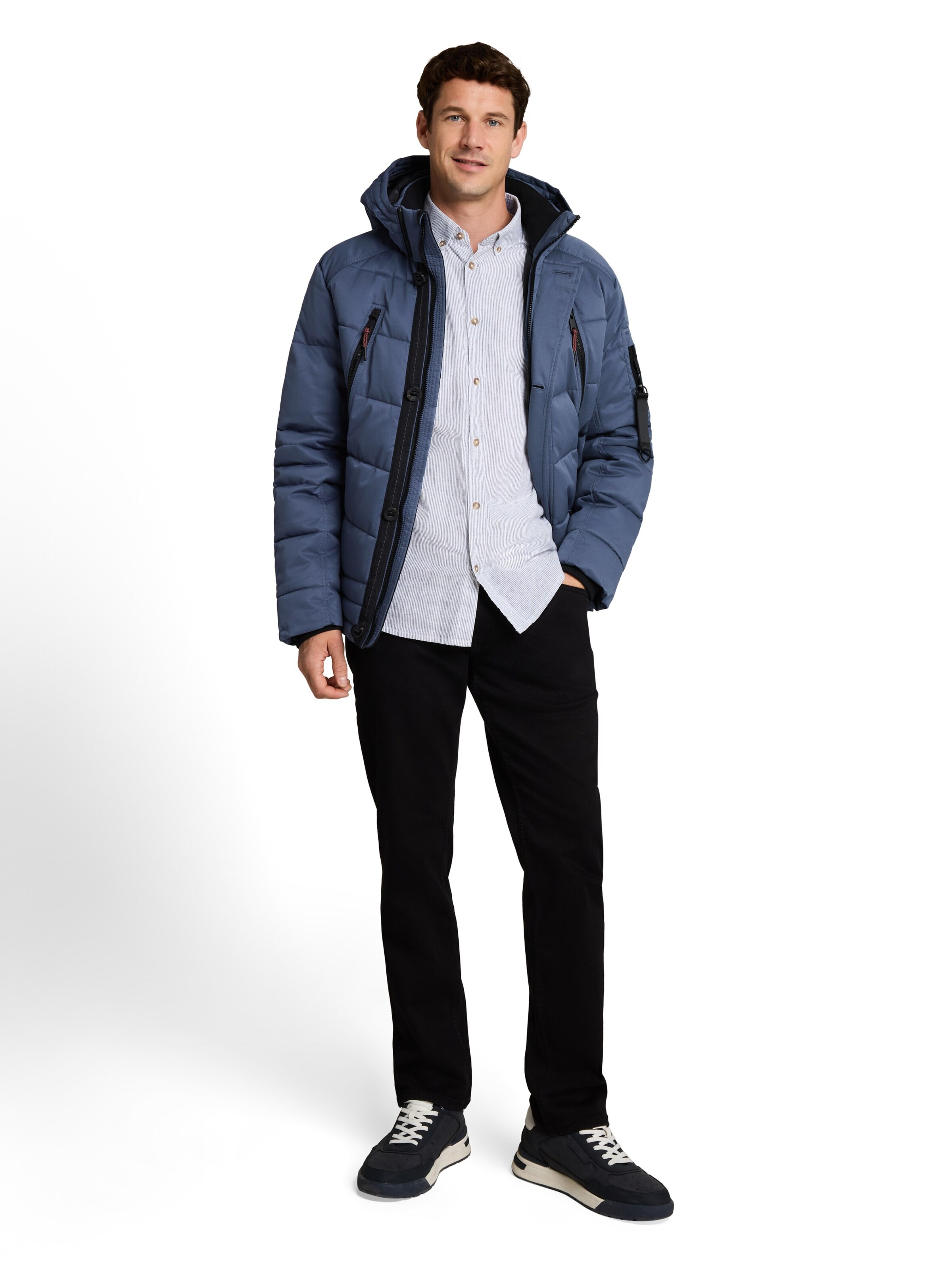 TOM TAILOR Winterparka in Blau