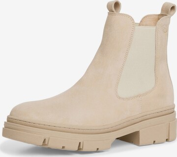 TAMARIS Chelsea Boots in Beige: predná strana