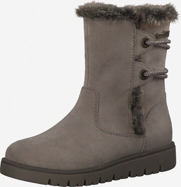 Bottes de neige s.Oliver en gris : devant