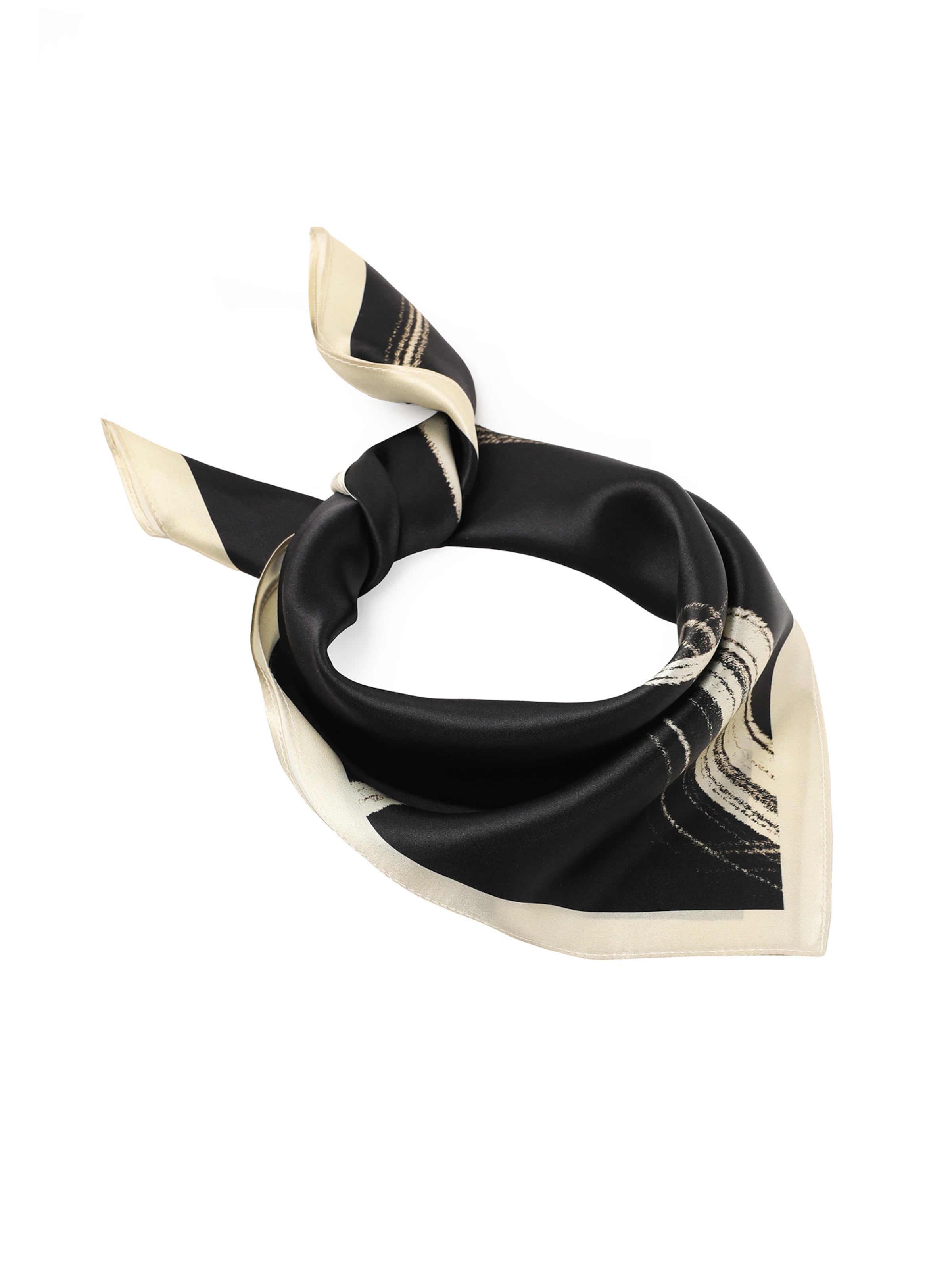 TATUUM Foulard 'Amaraza' en One Size en écru / noir, Vue avec produit