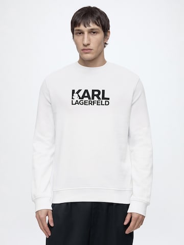 Karl Lagerfeld Sweatshirt in Wit: voorkant