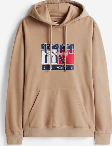 Tommy Jeans Sweatshirt in Brown: front