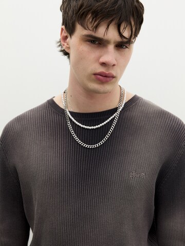 Pull&Bear Sweater 'STWD' in Grey