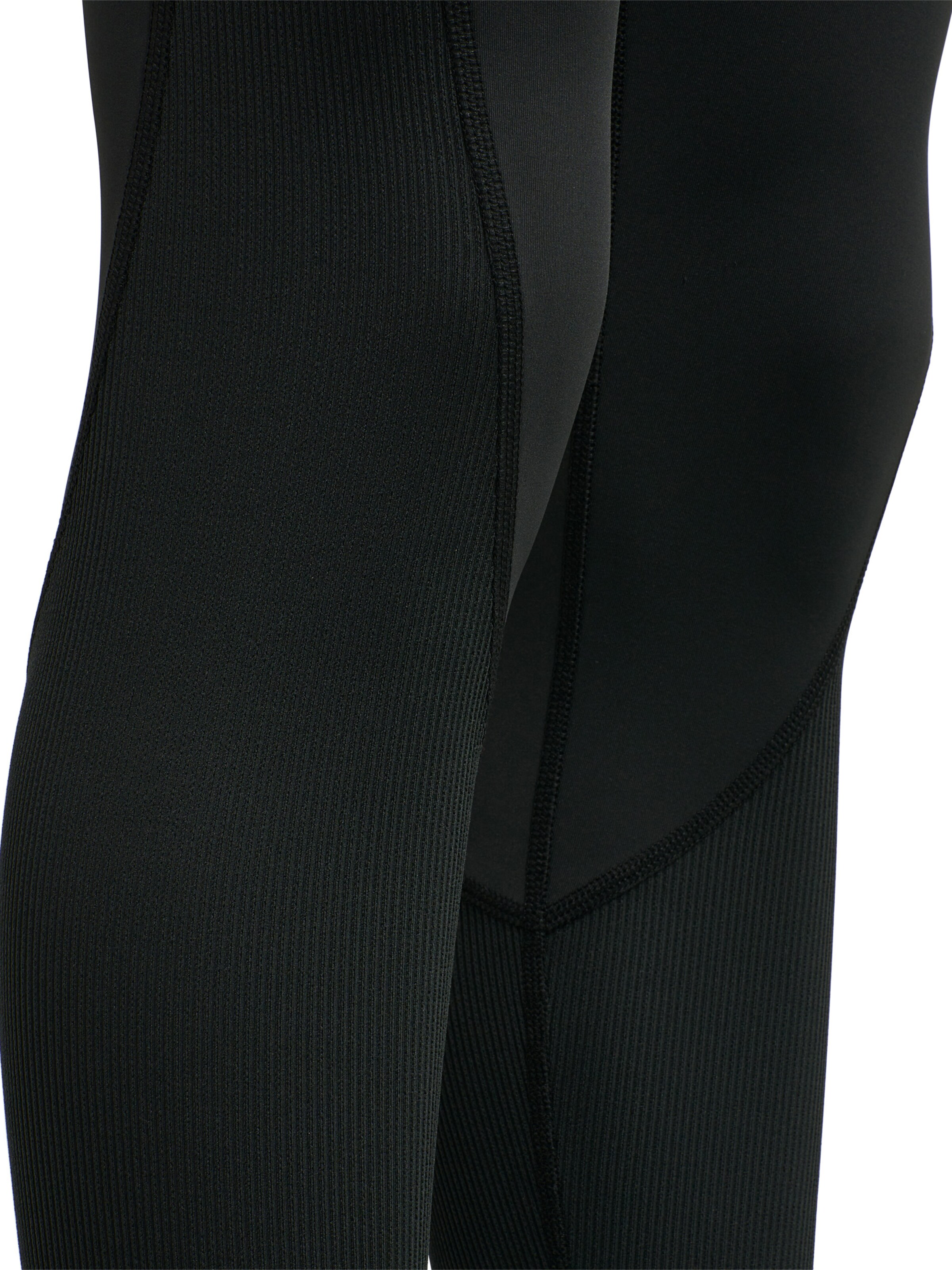Hummel Skinny Sportbroek in Zwart