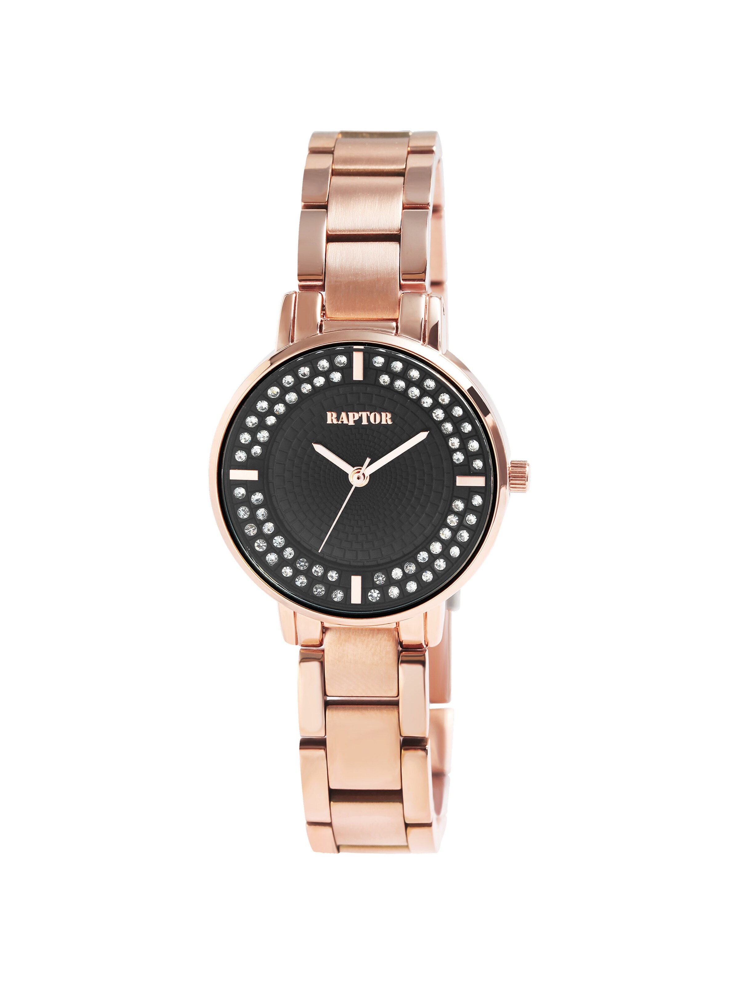Raptor Analog Watch 'Nahida, 3 ATM' in Gold