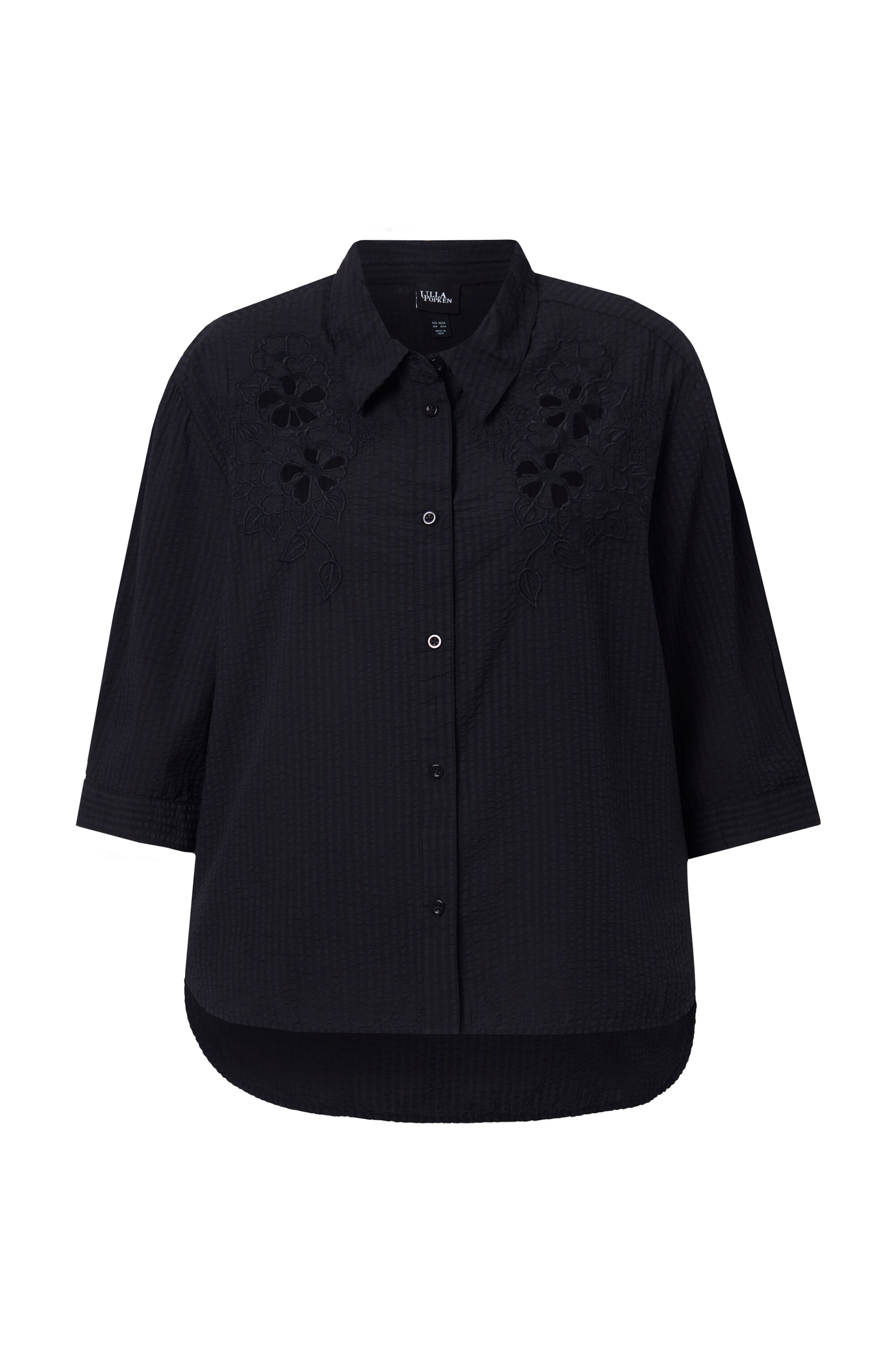 Ulla Popken Blouse in Black: front