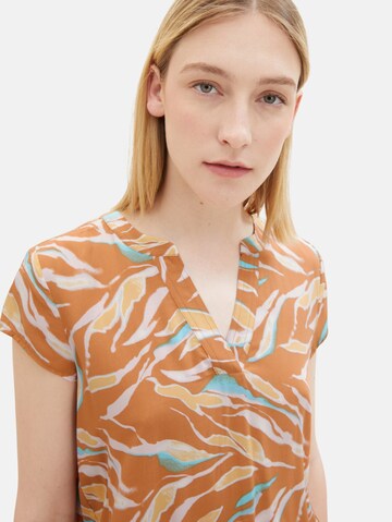 TOM TAILOR Bluse in Orange