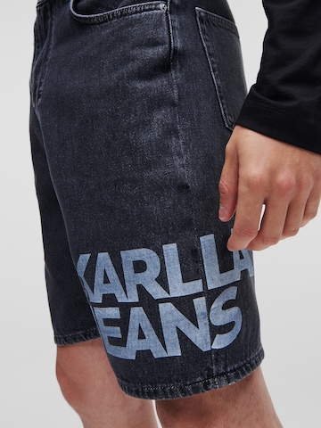 Karl Lagerfeld tavaline Teksapüksid, värv hall