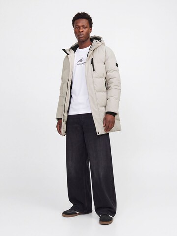 JACK & JONES Mantel 'JCOTrace Alpha' in Grau
