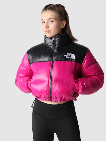 THE NORTH FACE Tussenjas 'Nuptse' in Roze: voorkant