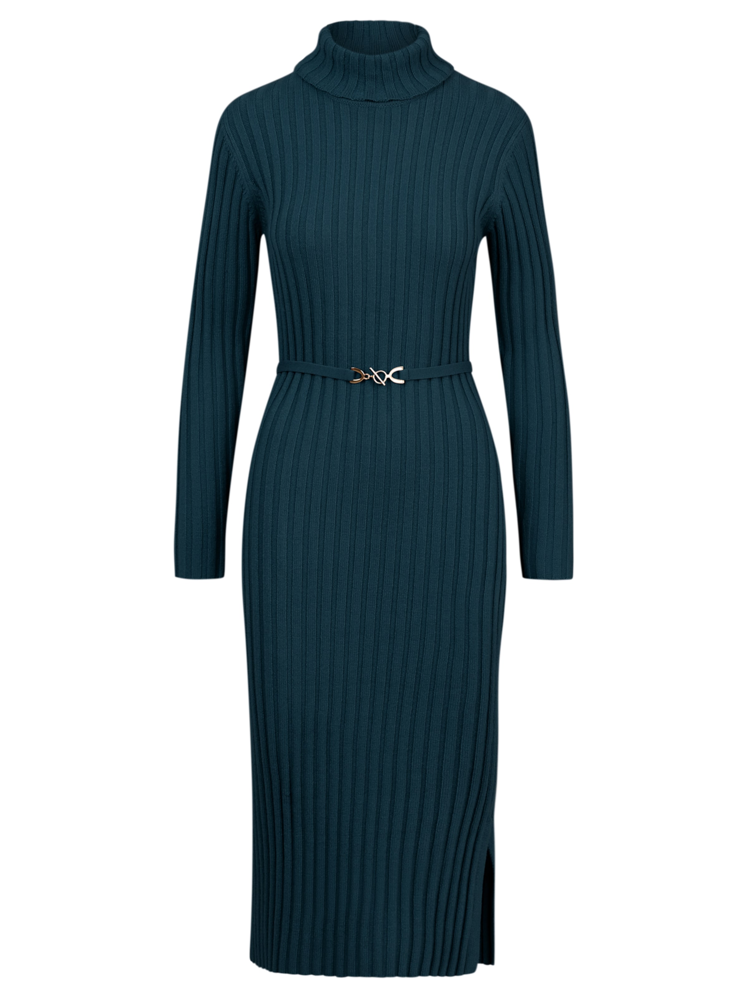 APART Knitted dress in XS in Petrol, Item view